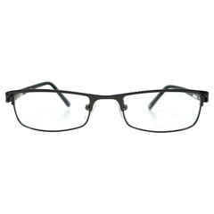 BLINDSIDED Small Clear Rectangular 90s Glasses-Giant Vintage Eyewear