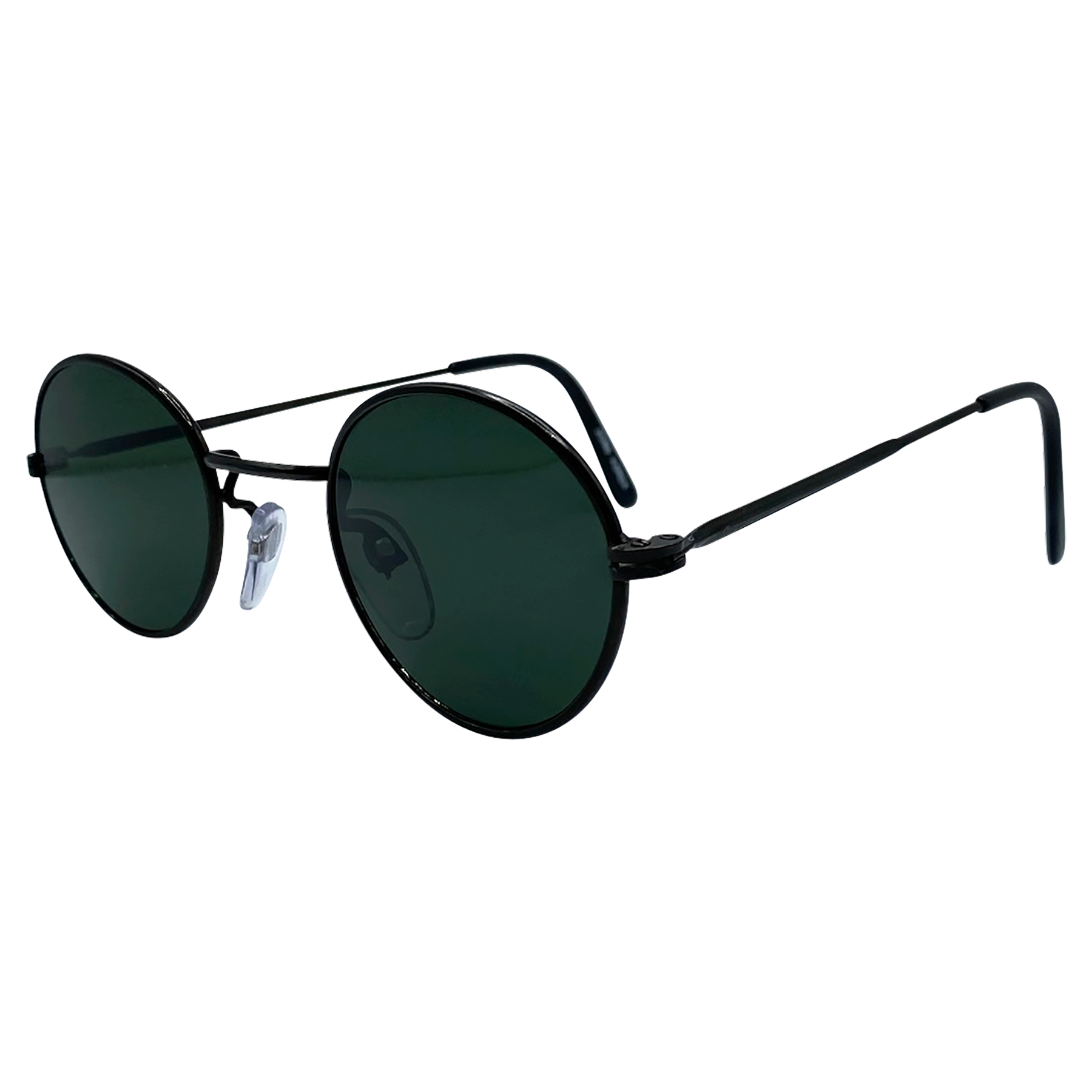HARDING Black/G15 Round 60s Sunglasses