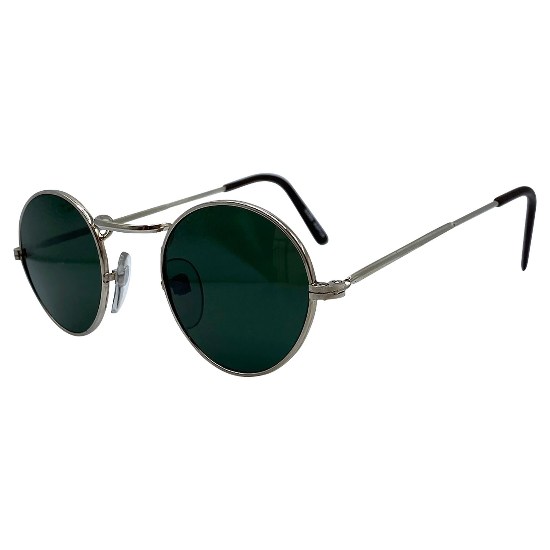 Shop HARDING Silver/G12 vintage round sunglasses | Giant Vintage 