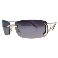 HAZEL Rimless Sunglasses-Giant Vintage Eyewear