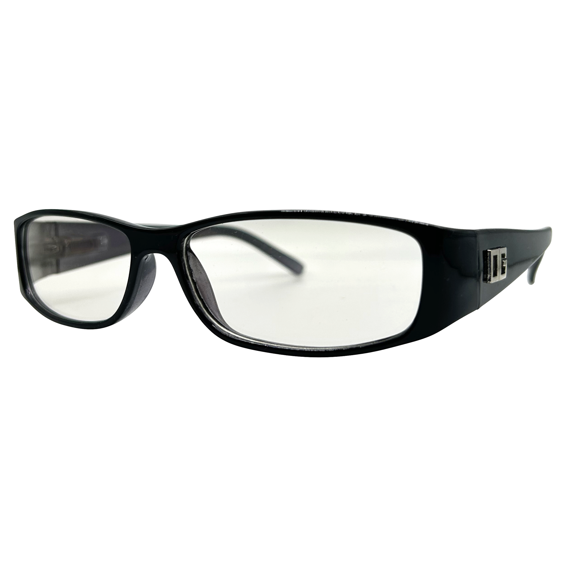 Shop Hi My Name Is Vintage Fashion Sunglasses Black Grey Clear