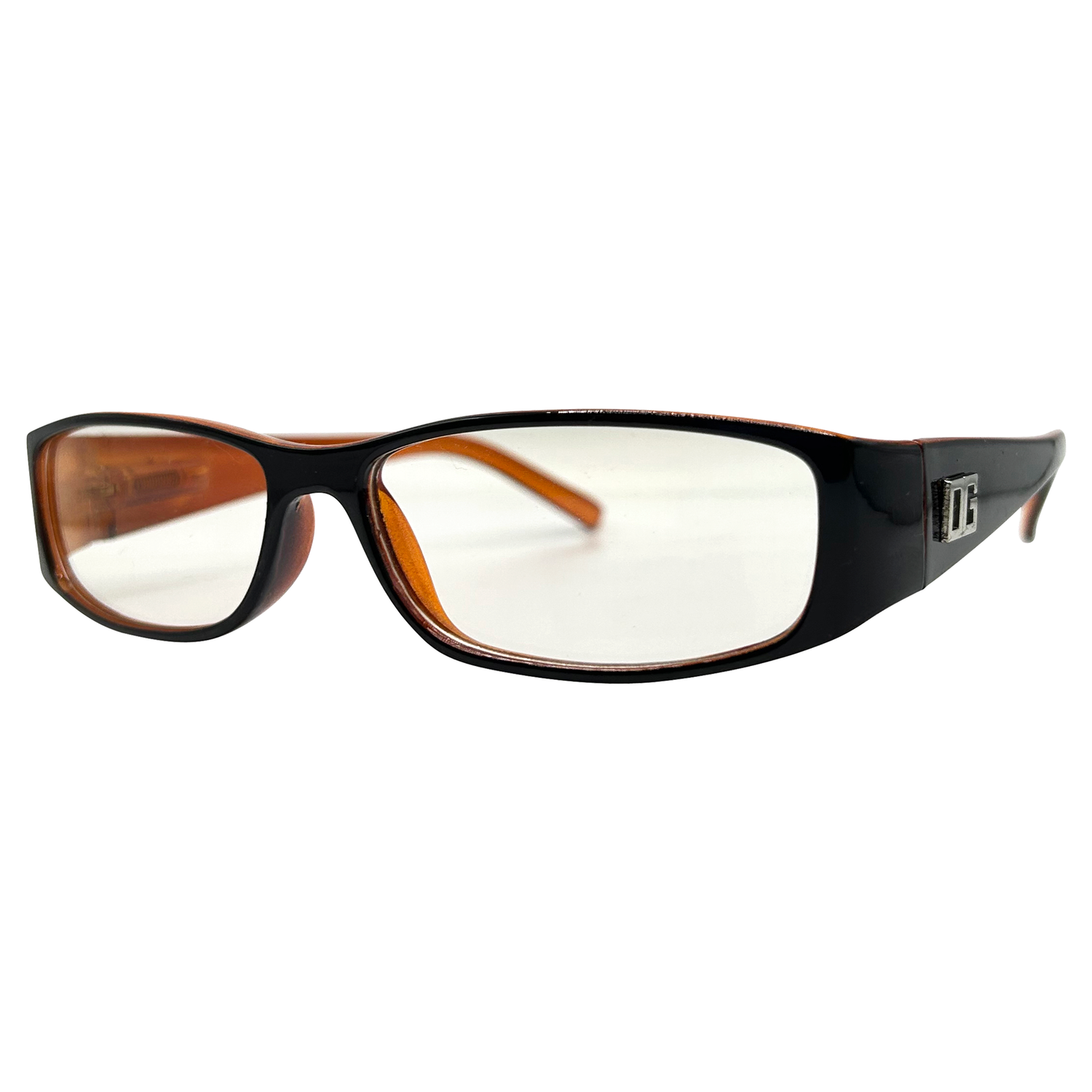 HI MY NAME IS Bayonetta-Style Clear Glasses-Giant Vintage Eyewear