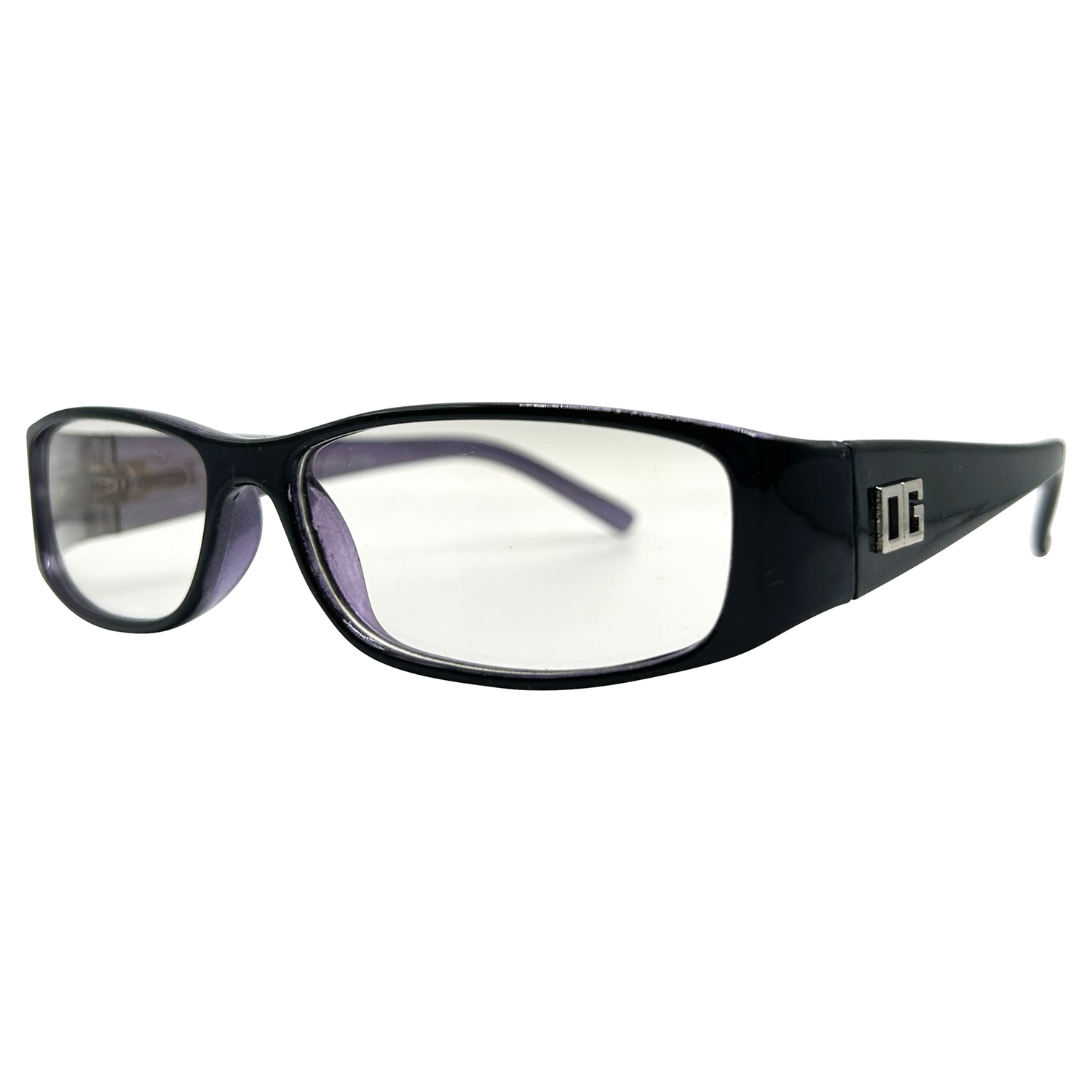 HI MY NAME IS Bayonetta-Style Clear Glasses-Giant Vintage Eyewear