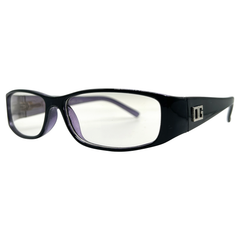 HI MY NAME IS Bayonetta-Style Clear Glasses-Giant Vintage Eyewear