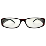 HI MY NAME IS Bayonetta-Style Clear GlassesRed/Clear-Giant Vintage Eyewear