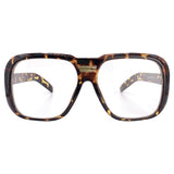 HIPSTER Oversized Clear Glasses-Giant Vintage Eyewear