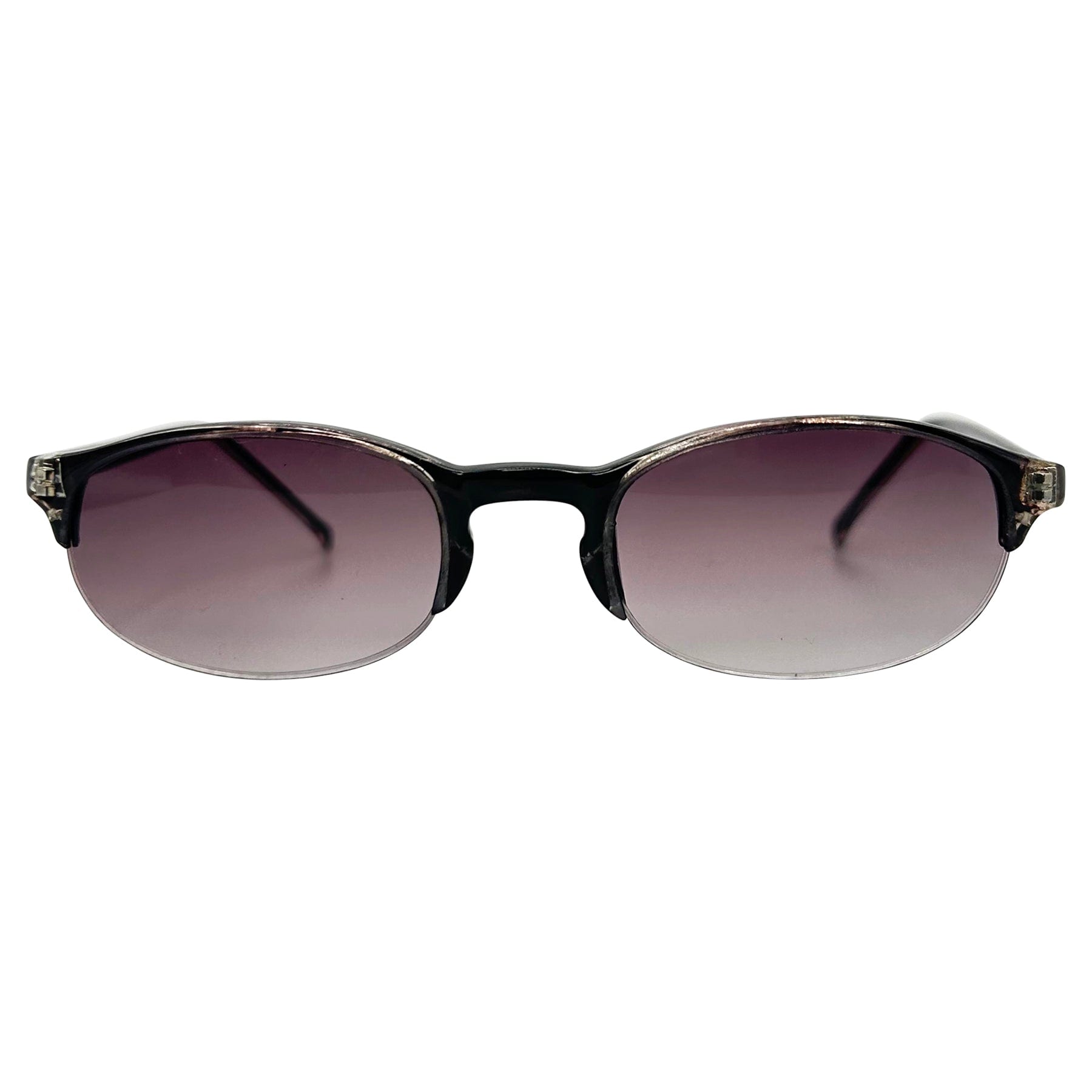 unisex and men's black sunglasses with a smoke lens and smokey frame detailing
