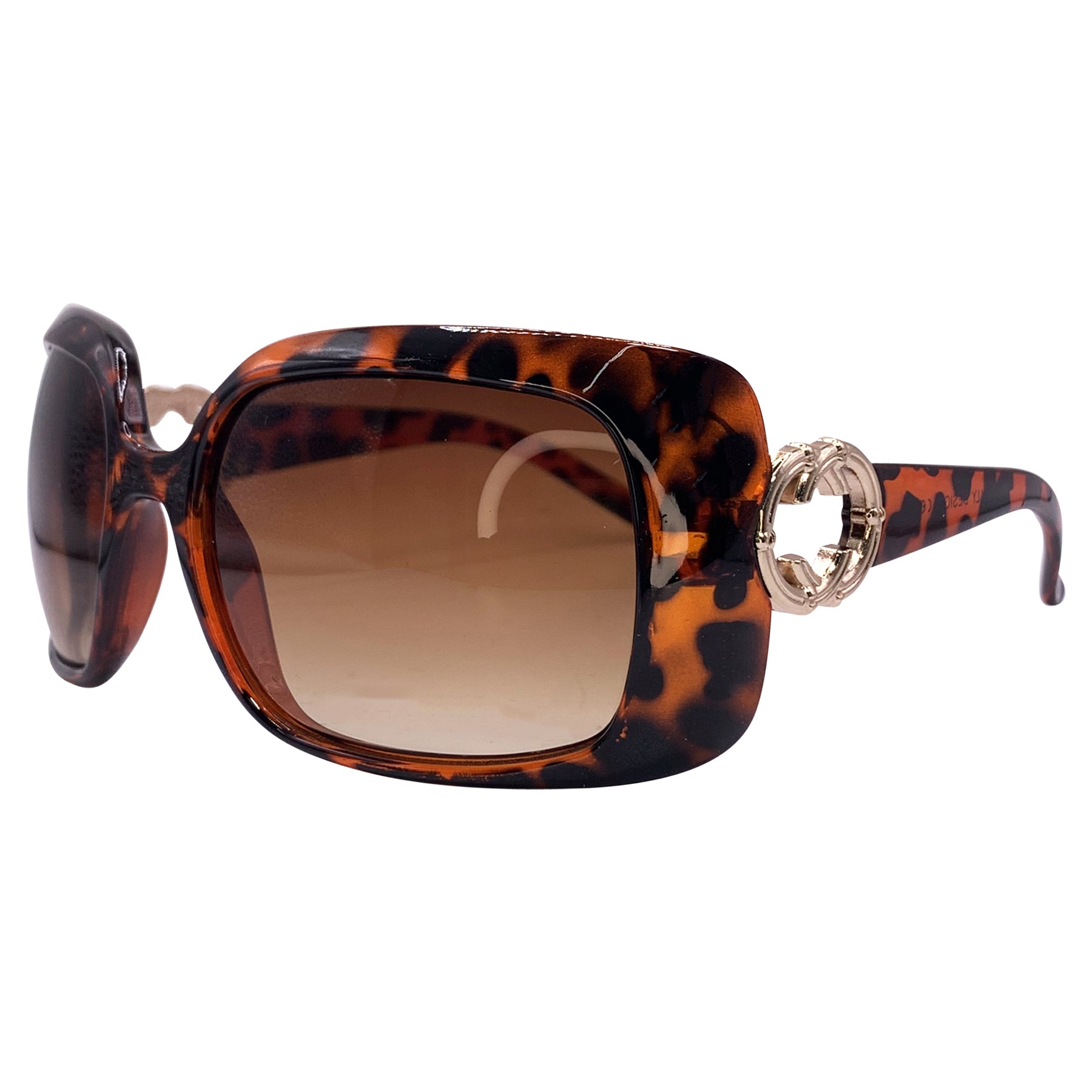 HOLLABACK Oversized Square Sunglasses-Giant Vintage Eyewear