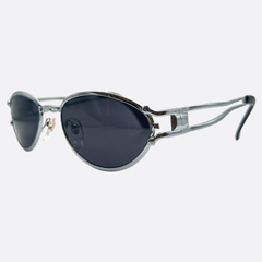 HUGO Oval Steampunk 90s Sunglasses | Luxe Vintage-Giant Vintage Eyewear