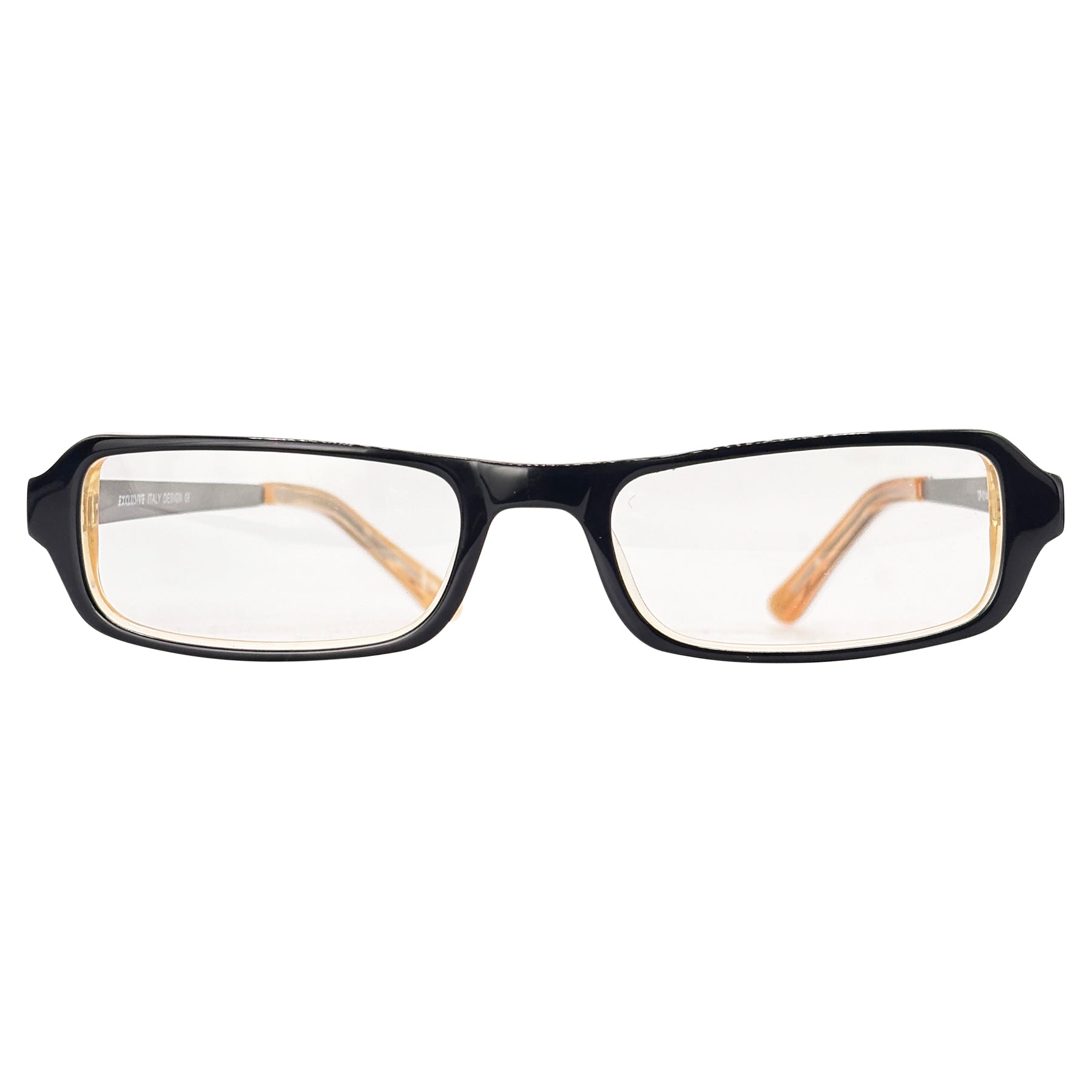 ICED Office Siren GlassesBlack/Clear-Giant Vintage Eyewear