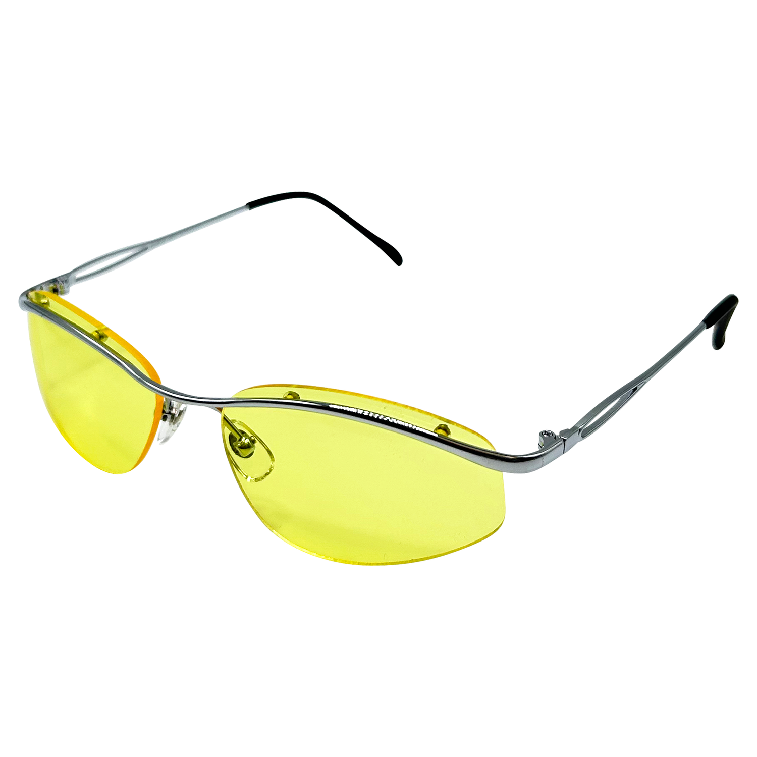 IDENTICAL Rimless Y2K SunglassesYellow-Giant Vintage Eyewear