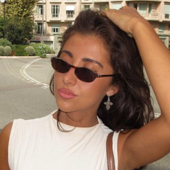 HOFF Tortoise/Super Dark Semi-Rimless 90s Sunglasses-Giant Vintage Eyewear