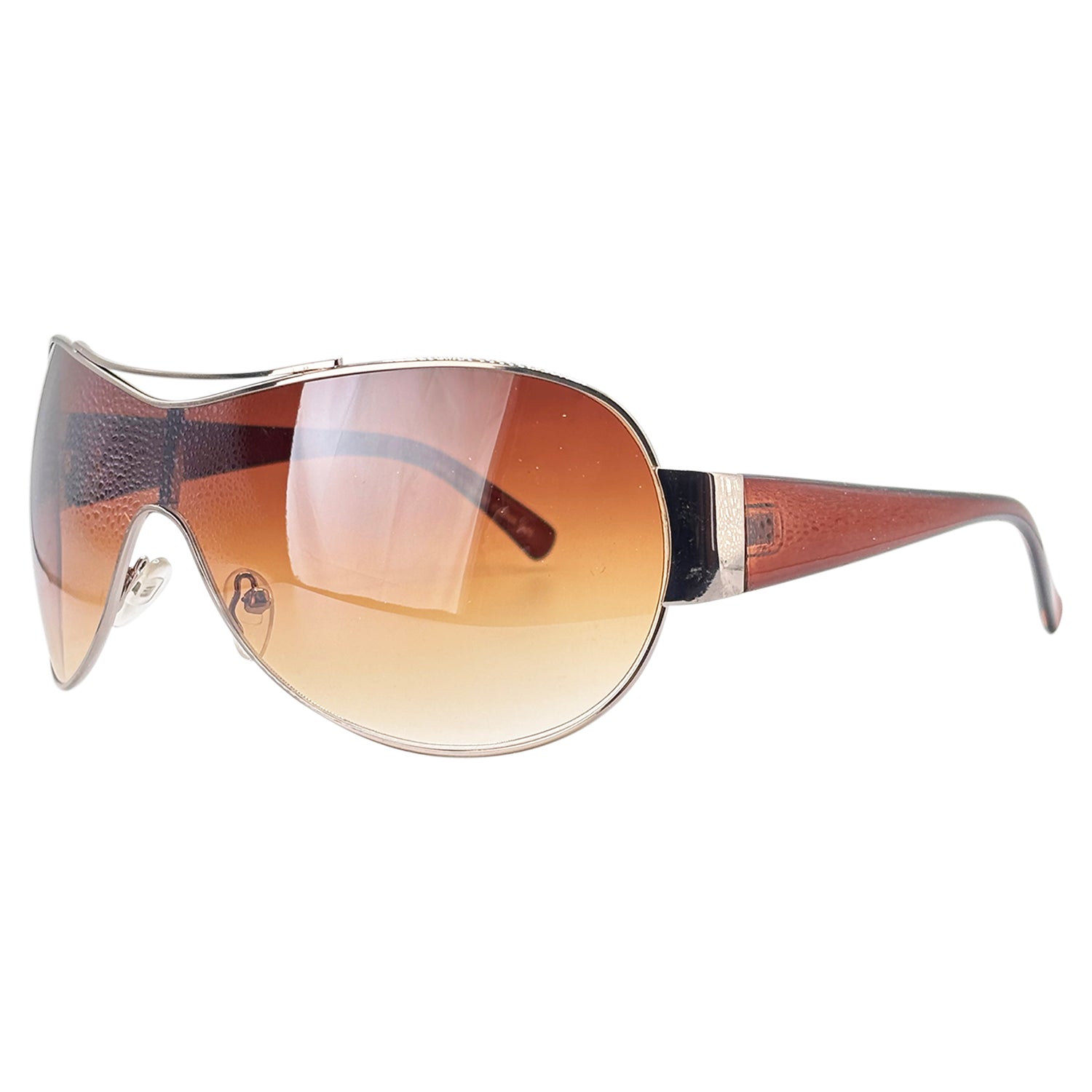 POPPIN Oversized Y2K Aviator Shield-Giant Vintage Eyewear