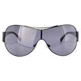 POPPIN Oversized Y2K Aviator ShieldBlack/Super Dark-Giant Vintage Eyewear