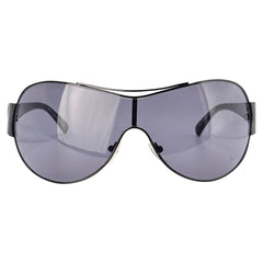 POPPIN Oversized Y2K Aviator ShieldBlack/Super Dark-Giant Vintage Eyewear