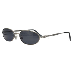CINDY 90's Metal Oval Sunglasses-Giant Vintage Eyewear