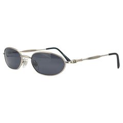 CINDY 90's Metal Oval Sunglasses-Giant Vintage Eyewear