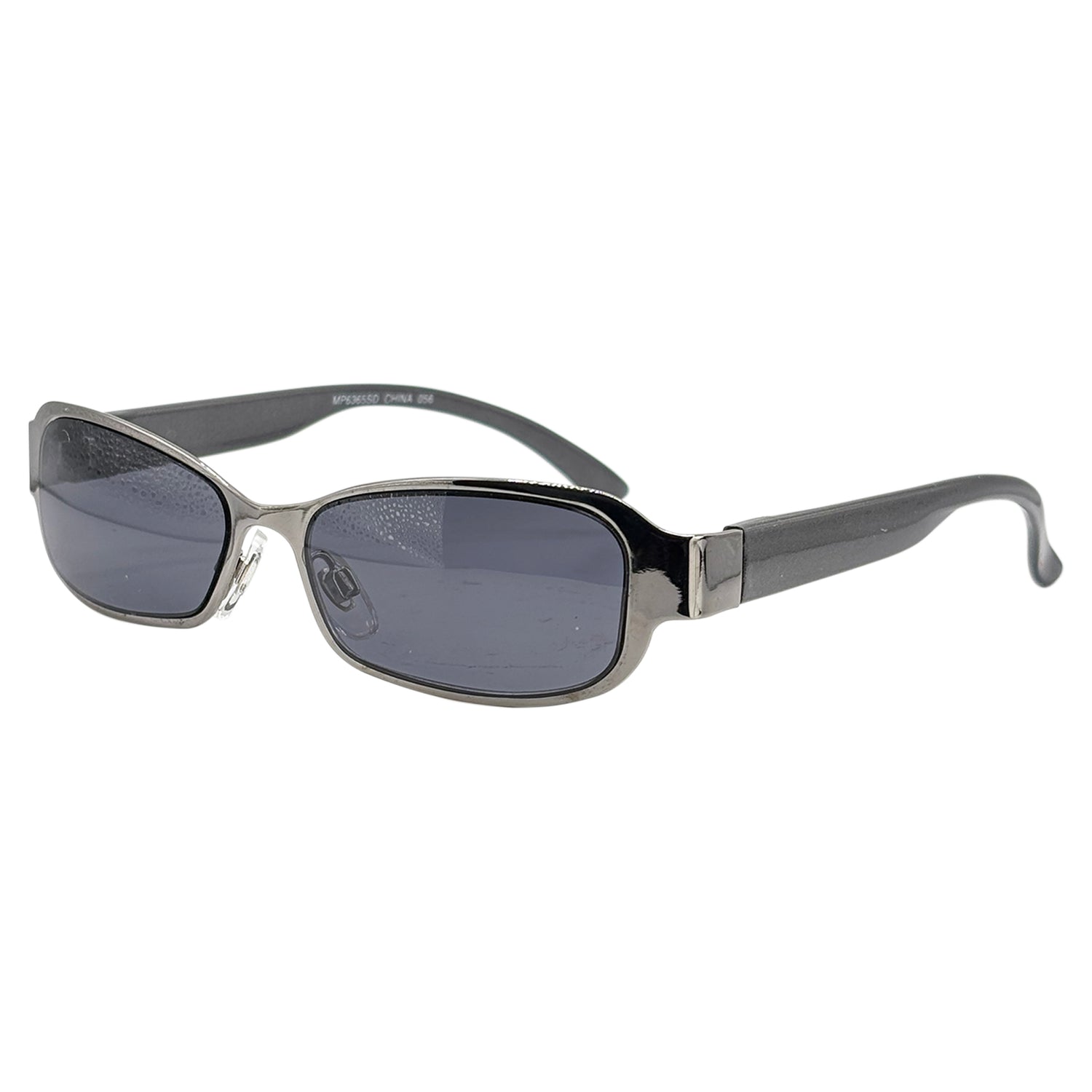INTOLERANT 90's Metal Square Sunglasses-Giant Vintage Eyewear
