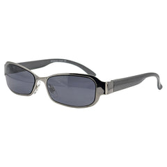 INTOLERANT 90's Metal Square Sunglasses-Giant Vintage Eyewear