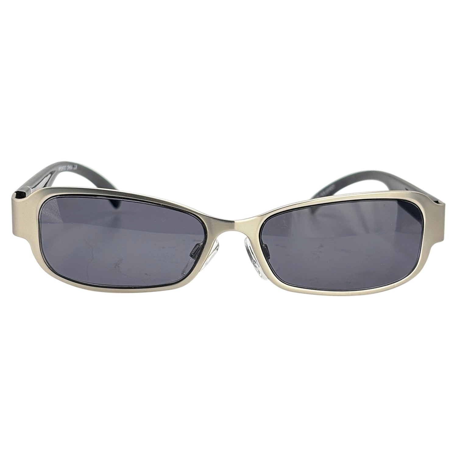 INTOLERANT 90's Metal Square SunglassesSilver-Giant Vintage Eyewear