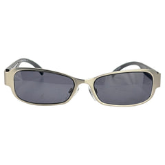 INTOLERANT 90's Metal Square SunglassesSilver-Giant Vintage Eyewear