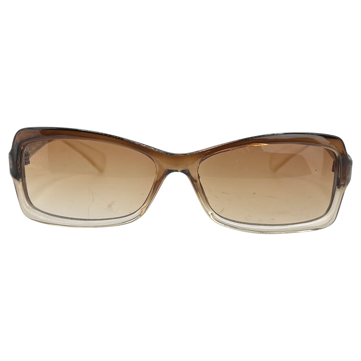 TEA Y2K Square SunglassesJelly Brown-Giant Vintage Eyewear