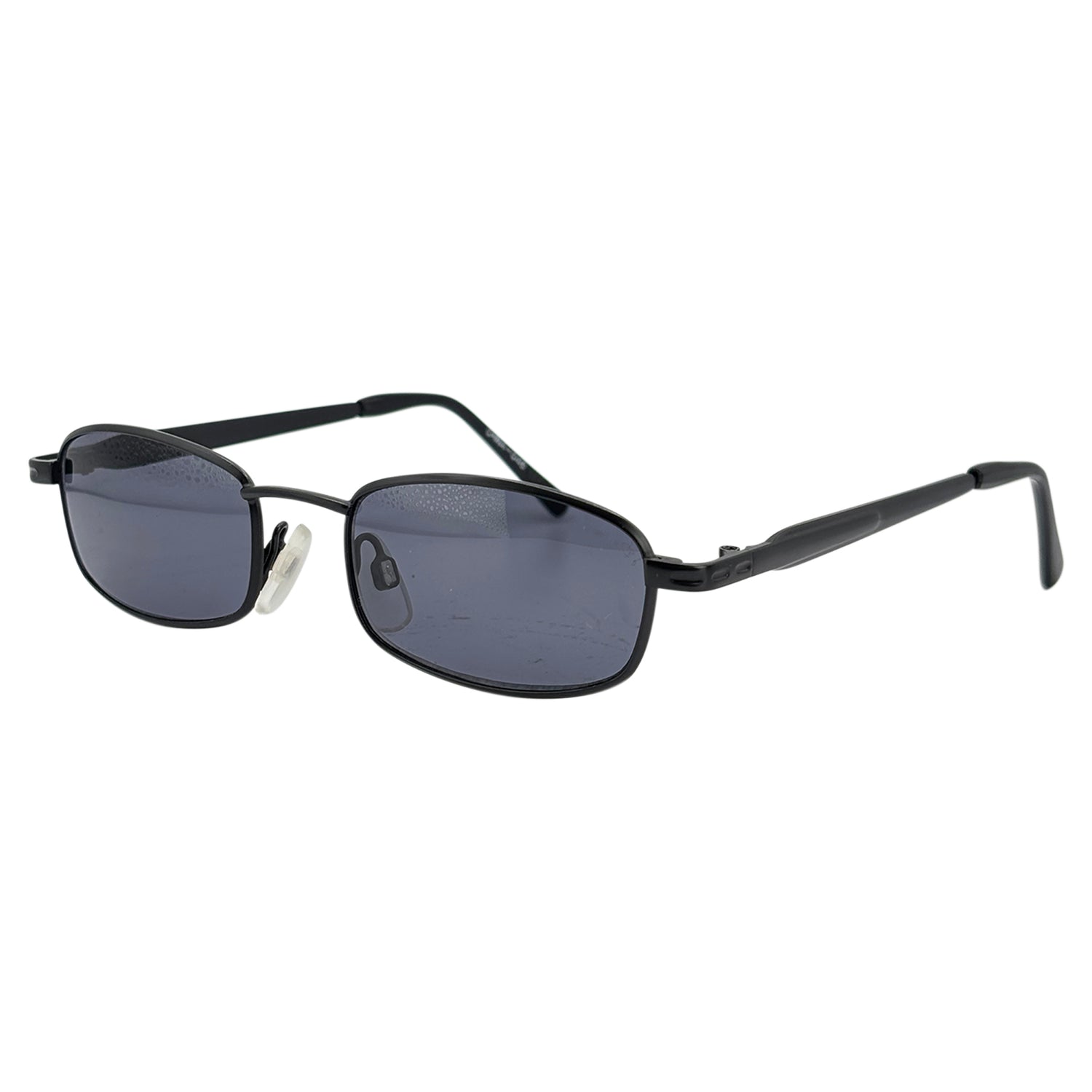 GOOD LUCK 90's Square Metal Sunglasses-Giant Vintage Eyewear