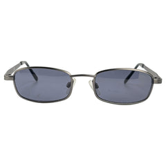 GOOD LUCK 90's Square Metal SunglassesGunmetal/Super Dark-Giant Vintage Eyewear
