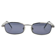 GOOD LUCK 90's Square Metal SunglassesSilver-Giant Vintage Eyewear