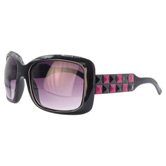 Classic oversized silhouette with edgy contemporary detailing sunglasses 