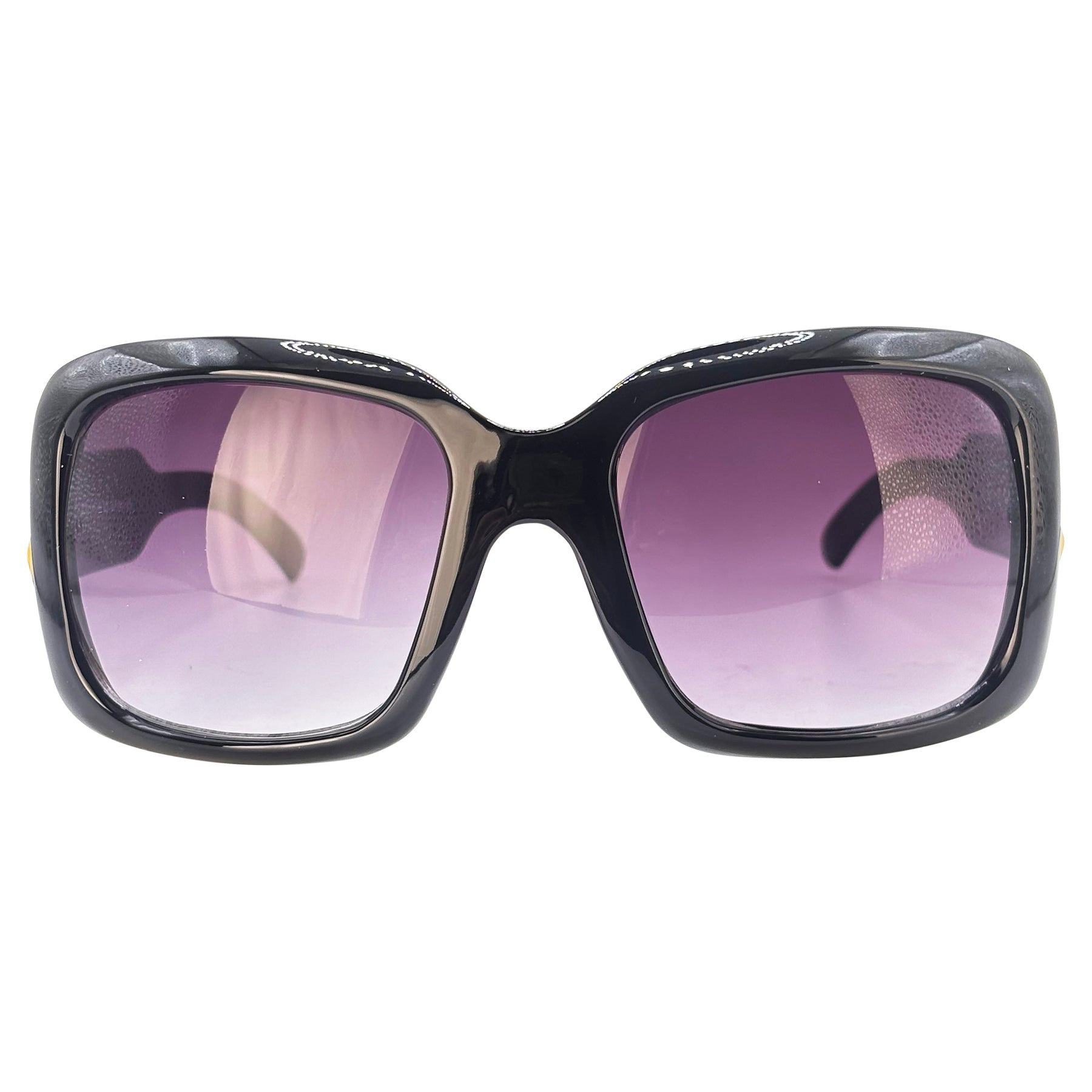 Classic oversized silhouette with edgy contemporary detailing sunglasses 