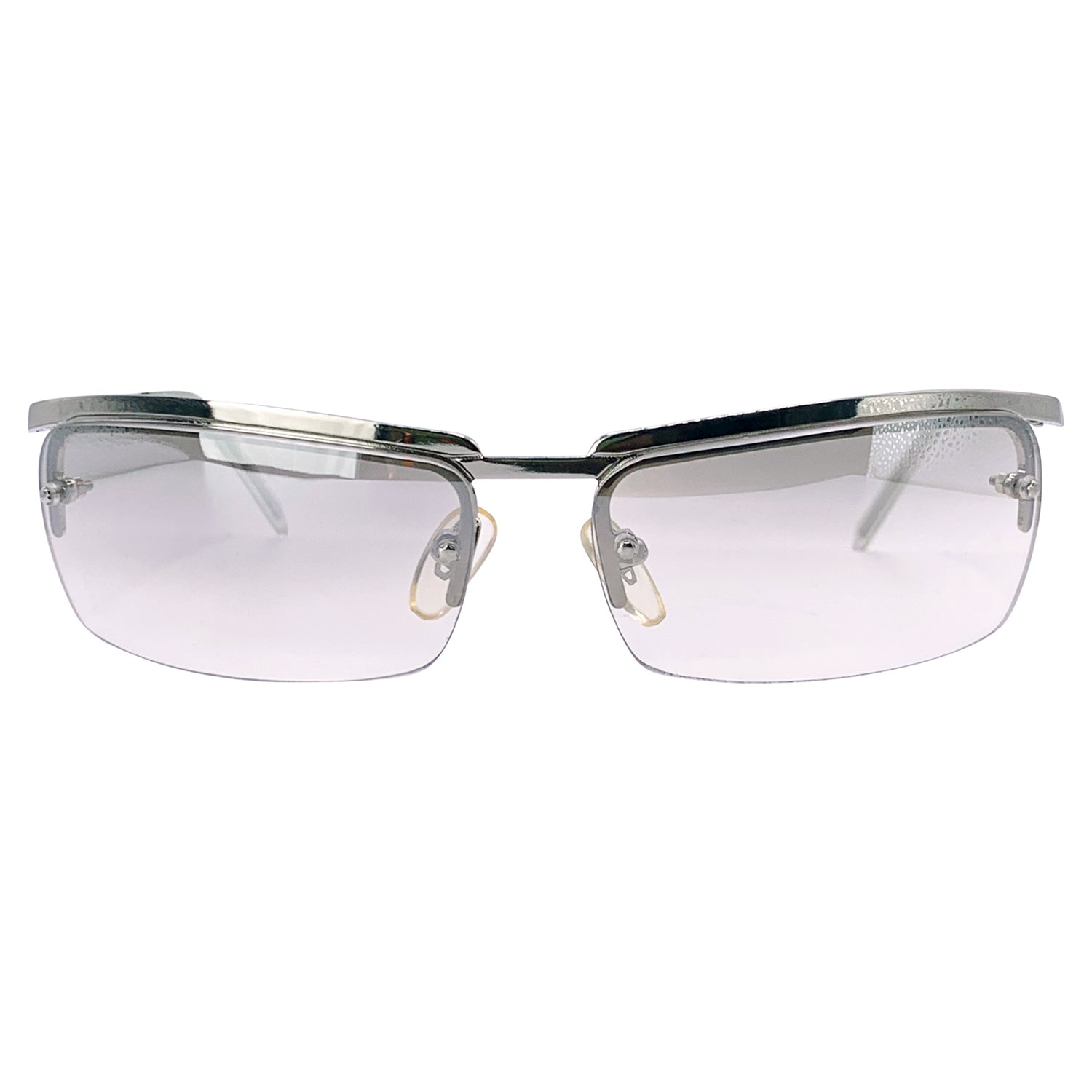 RADIO Rimless Y2K SunglassesSilver/Flash-Giant Vintage Eyewear
