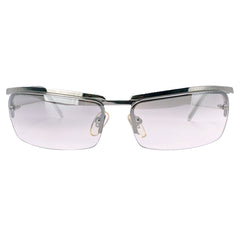 RADIO Rimless Y2K SunglassesSilver/Flash-Giant Vintage Eyewear