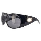 BIG DAWG Shield SunglassesBlack/Silver-Giant Vintage Eyewear