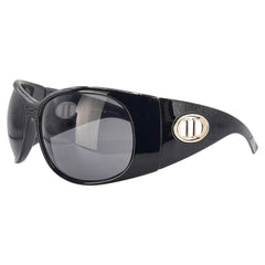 BIG DAWG Shield SunglassesBlack/Silver-Giant Vintage Eyewear