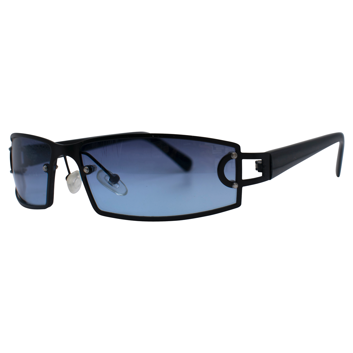 JAGGER Square Y2K SunglassesBlack/Blue-Giant Vintage Eyewear