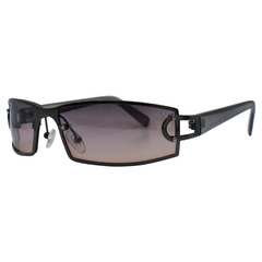 JAGGER Square Y2K SunglassesGunmetal/Dusk-Giant Vintage Eyewear