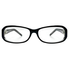 vintage clear glasses