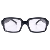 WHISTLE Clear GlassesGlossy Black-Giant Vintage Eyewear