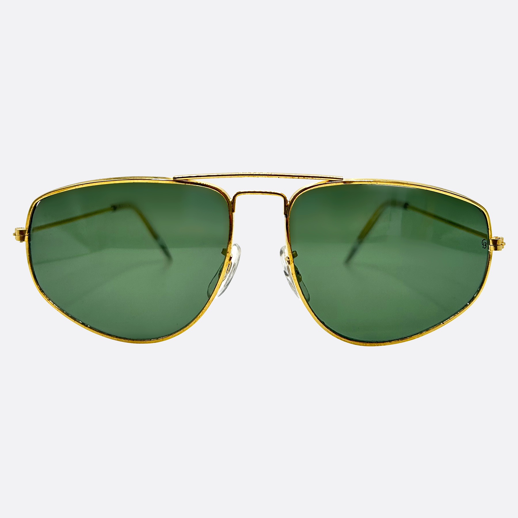 LIGHTENING Square Aviator Sunglasses | Luxe Vintage