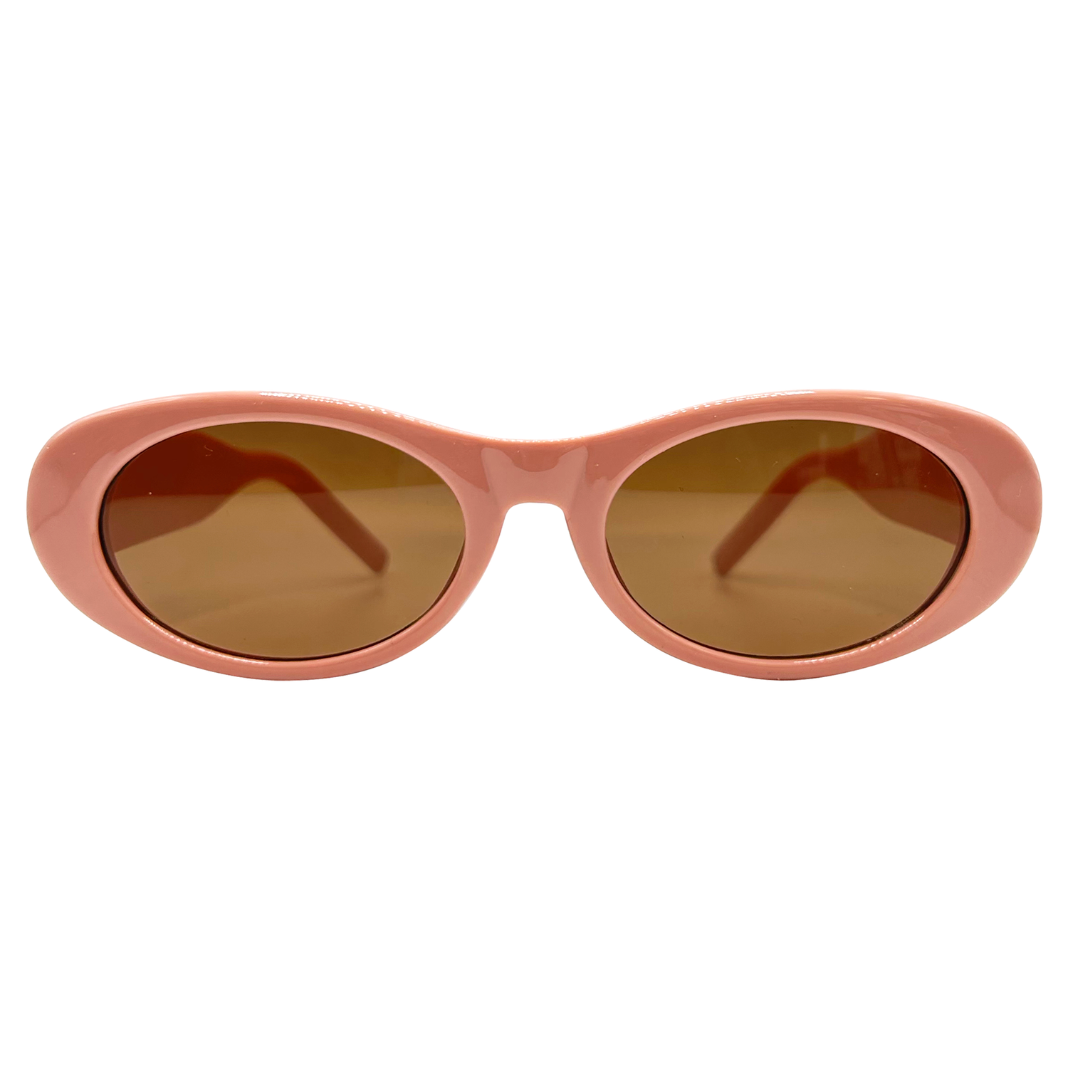 LUCY Oval SunglassesPink-Giant Vintage Eyewear