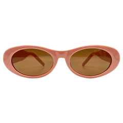 LUCY Oval SunglassesPink-Giant Vintage Eyewear