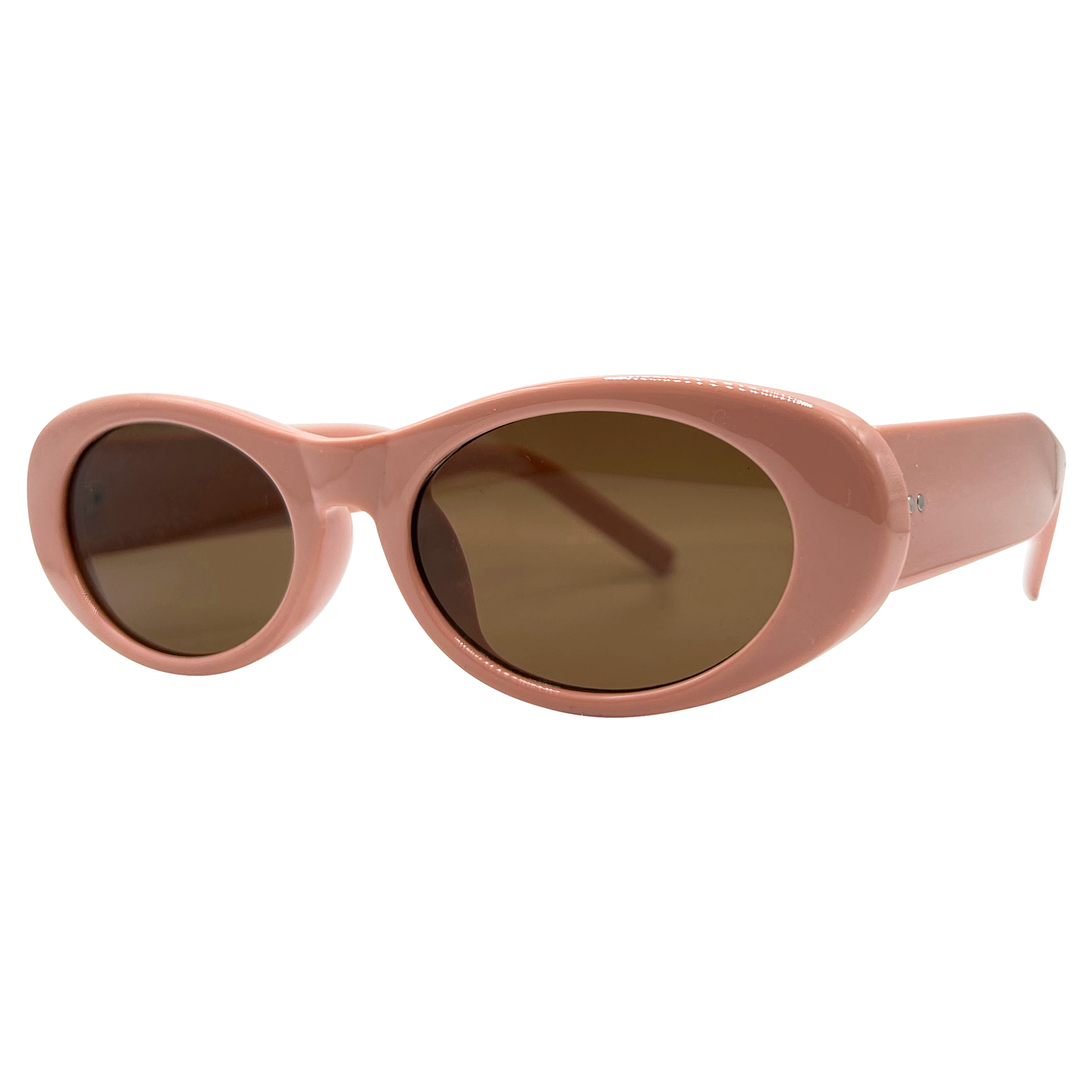 Shop LUCY Round Vintage-Inspired Sunglasses Giant Vintage Eyewear