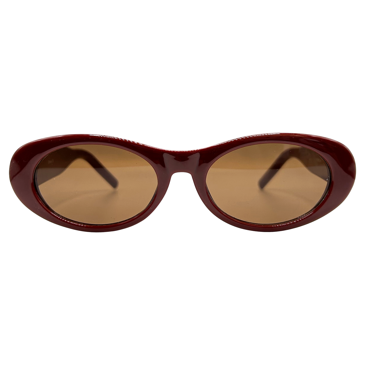 LUCY Oval SunglassesBrown-Giant Vintage Eyewear