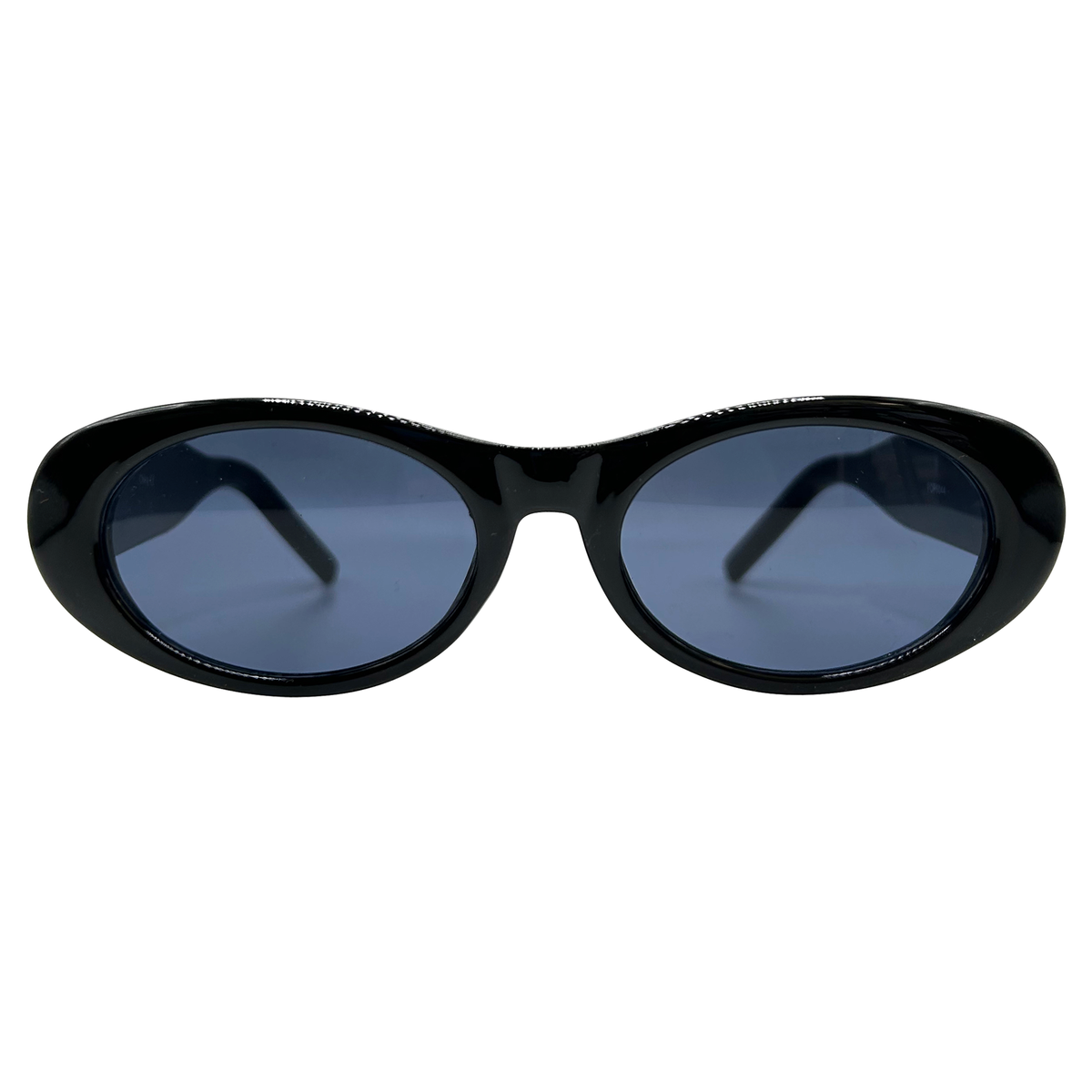 LUCY Oval SunglassesBlack-Giant Vintage Eyewear