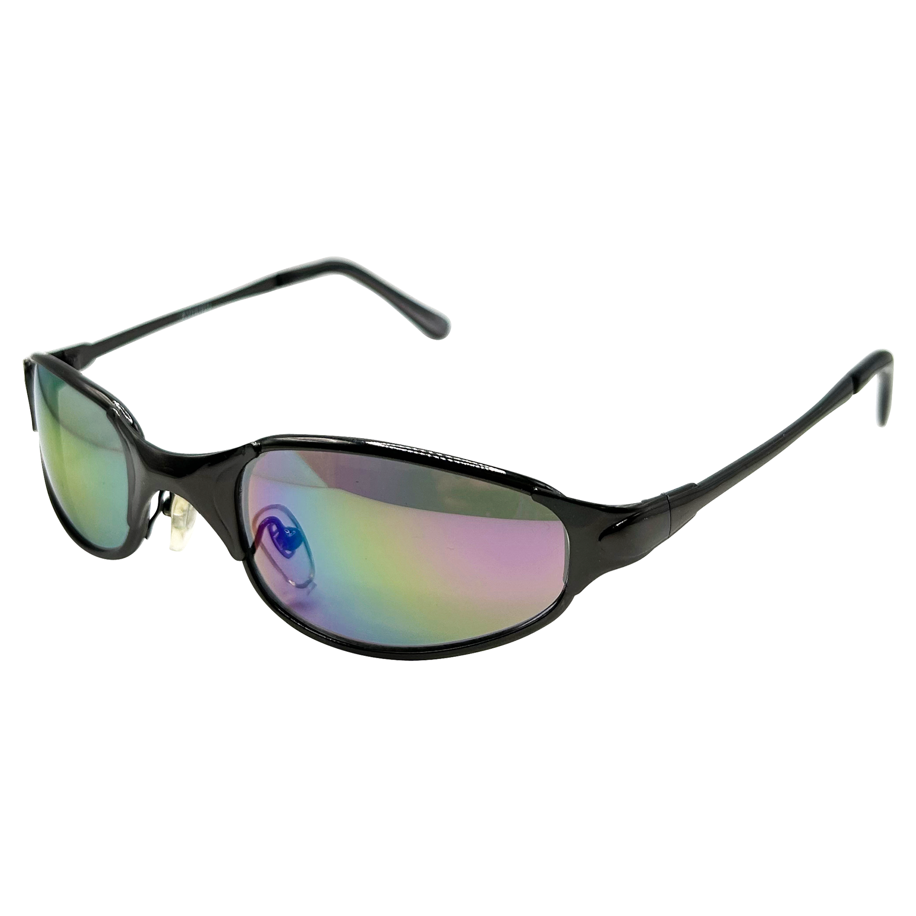 MACHINA Round Metal 90s SunglassesGunmetal-Giant Vintage Eyewear