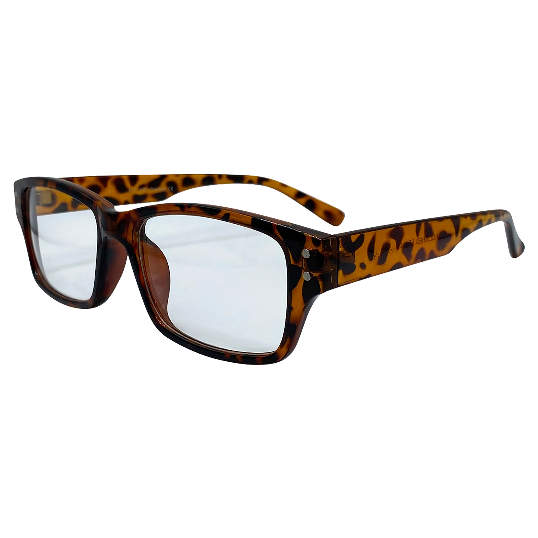 Clear glasses tortoise shell sales