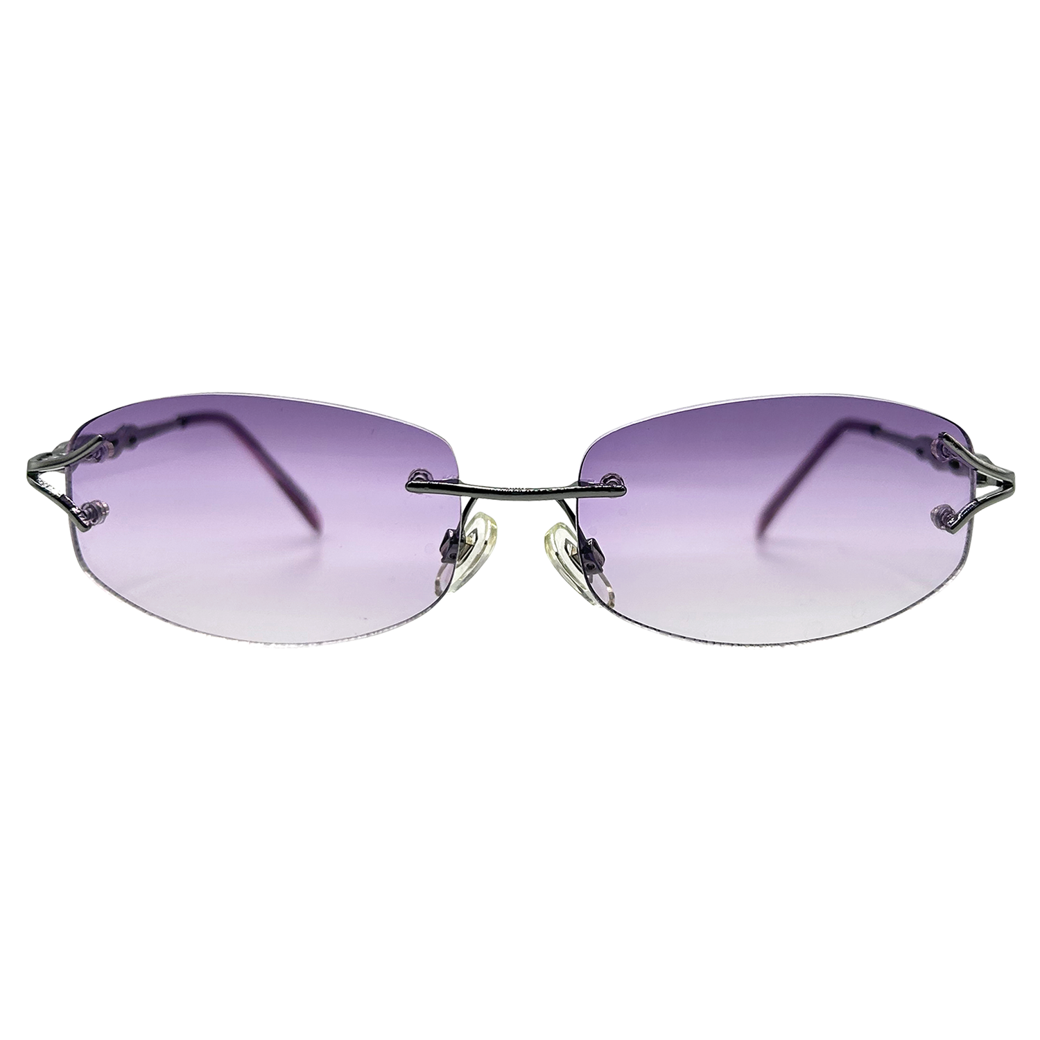 MAJESTIC Rimless Y2K Sunglasses-Giant Vintage Eyewear