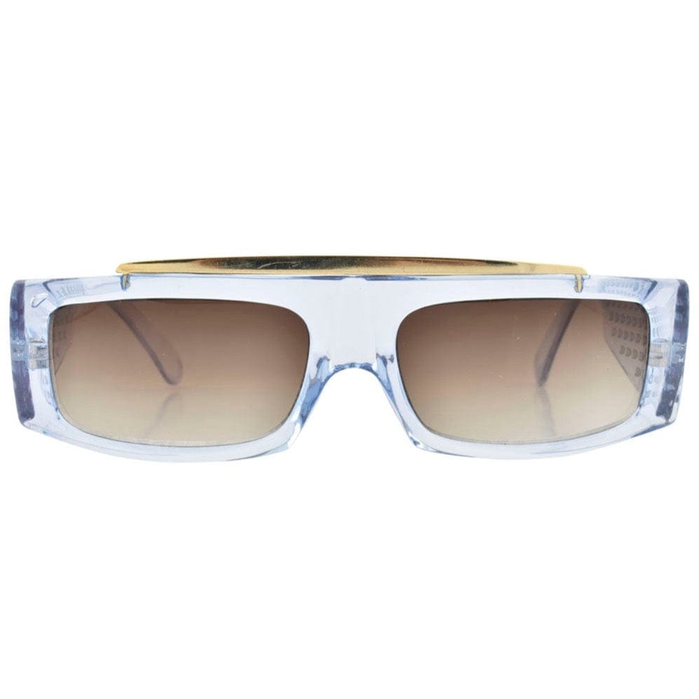 MARTINO Crystal Blue 90s Hip-Hop Sunglasses