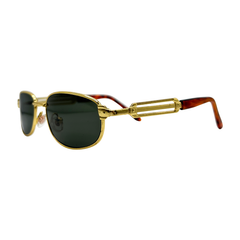 Kids ⭐️ MOTO Square 90s SunglassesGold-Giant Vintage Eyewear